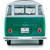 1962 Volkswagen T1 Samba - Green / White 1:18 Scale Alt Image 8