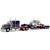 America 250 Kenworth W900L with 72 Aerocab Flat Top Sleeper & Fontaine Magnitude Lowboy Trailer with Kenworth® W900A Lo Main Image