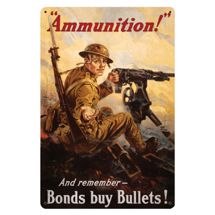 Ammunition! Metal Sign Main  