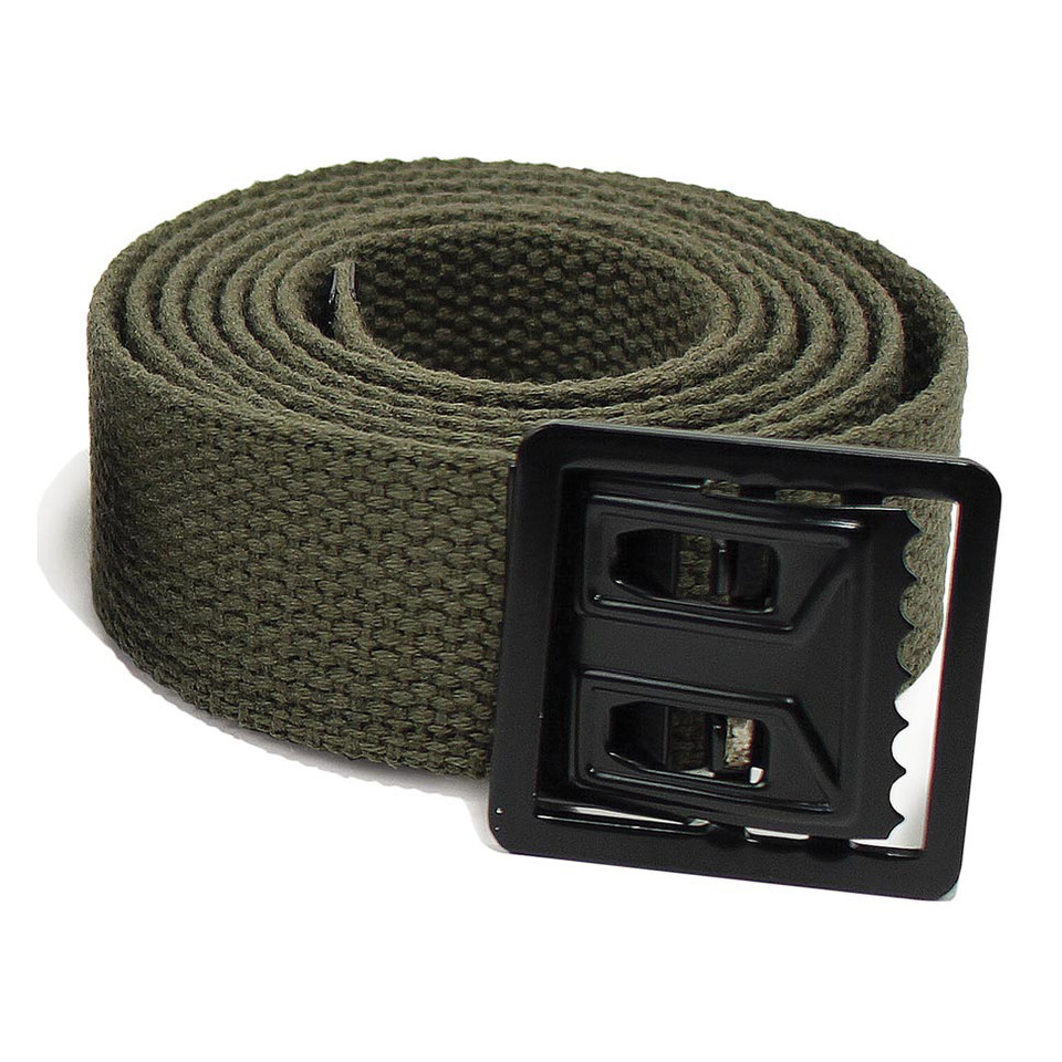 Military Web Belt with Buckle - Olive Drab Main Image