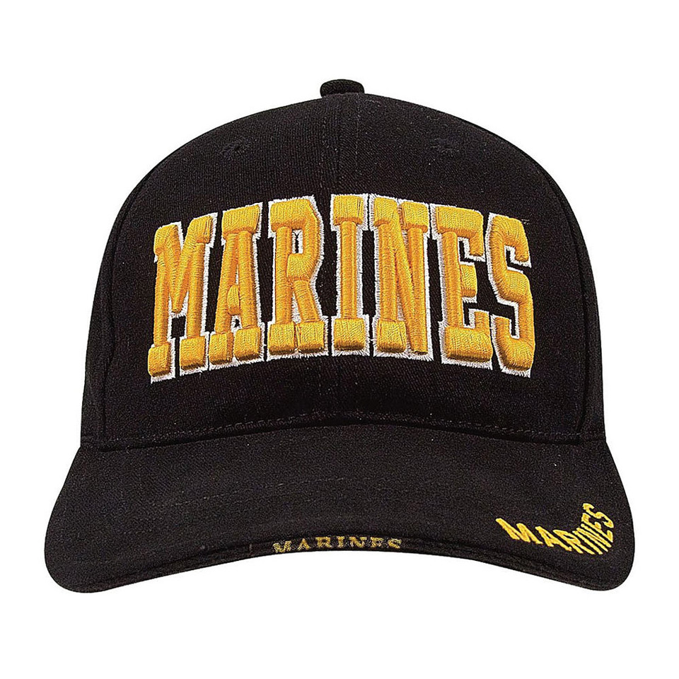 Marines Bold Yellow-Letter Cap Main Image