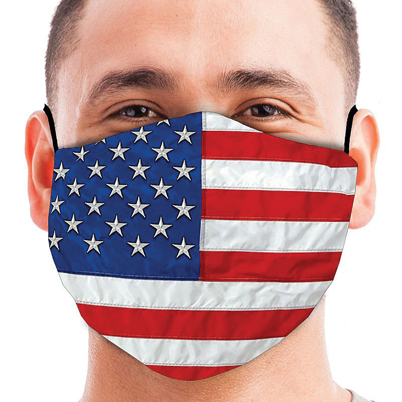 American Flag Facemask Main Image