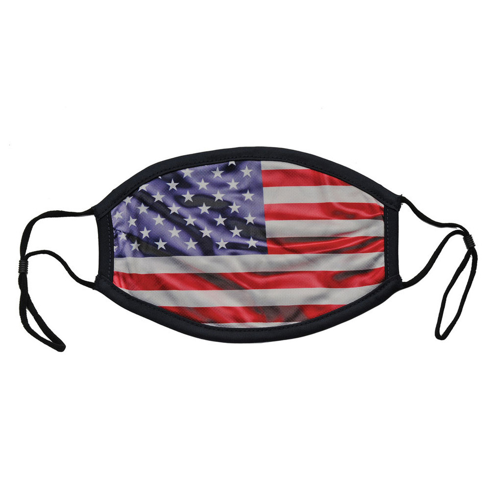 Large U.S. Flag Facemask Main Image
