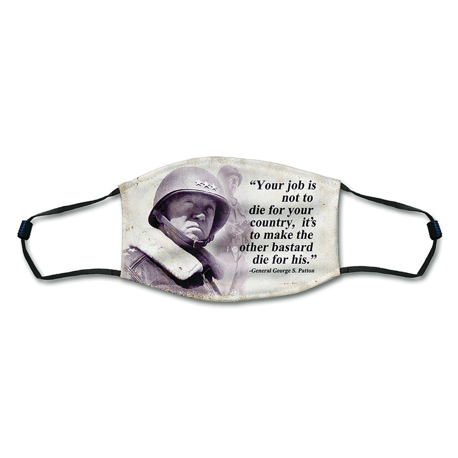 Patton Quote Facemask Main Image