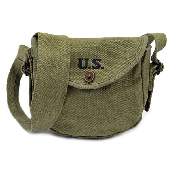 U.S. Thompson SMG Drum Magazine Pouch - Light Olive Drab Main Image