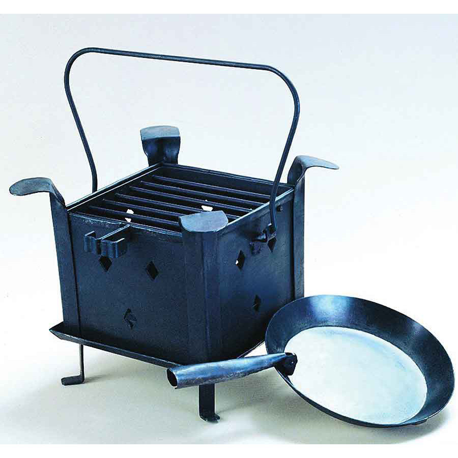 18th-19th Century Sheet Iron Camp Brazier Main Image