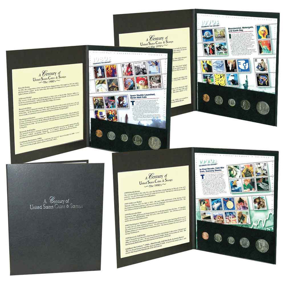 Coin/Stamp Collection Folders: 1970s, 80s, and 90s Main Image
