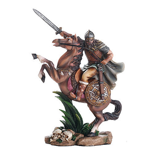 Viking Warrior on Horseback Statue Main Image