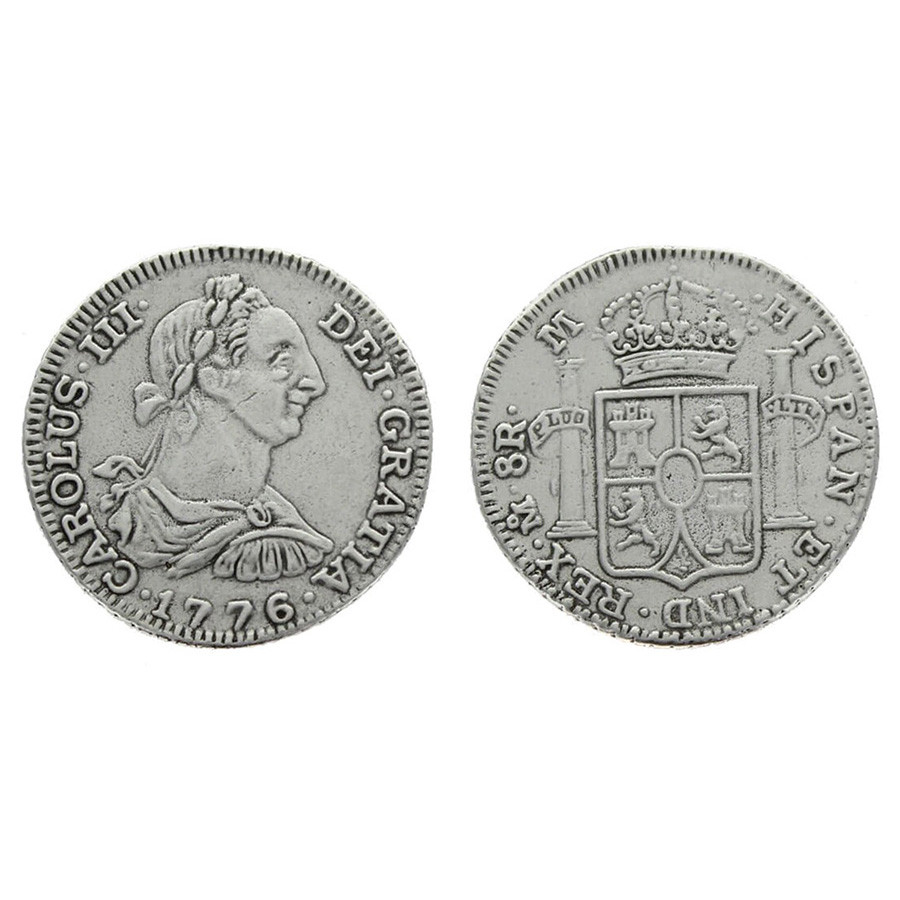1776 Carlos III 8 Reales Replica Coin Main Image