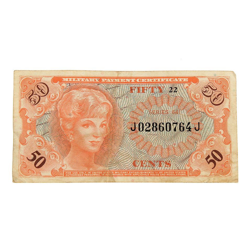 Vietnam Era Series 641 50 Cents MPC Note Main Image
