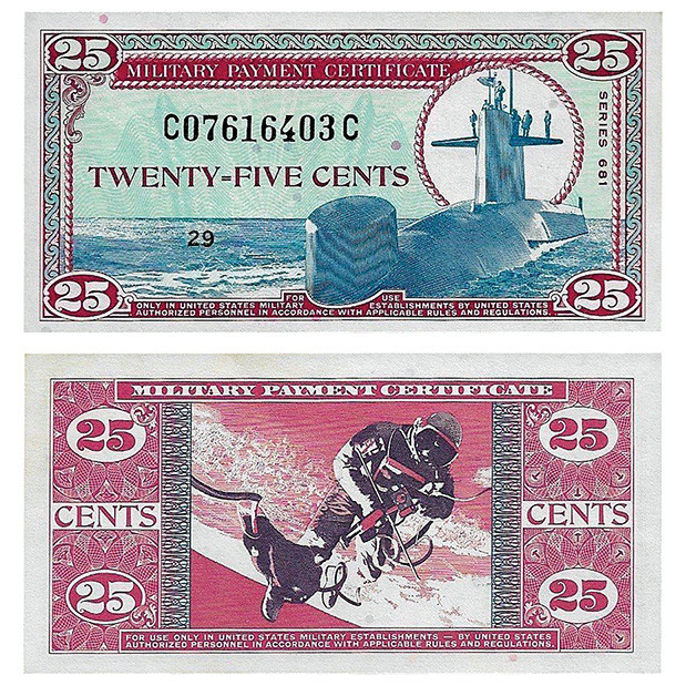 Series 681 Vietnam Era 25-Cent MPC Note Main Image