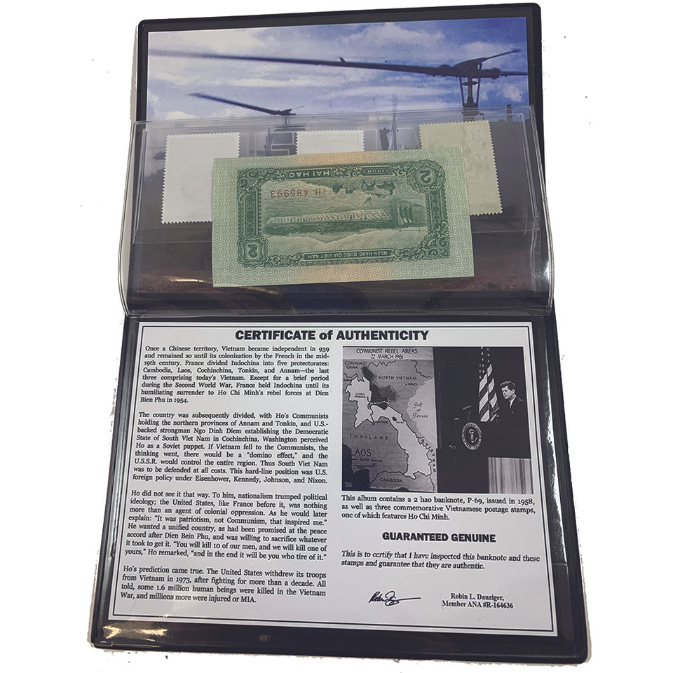 Vietnam War Banknote & Stamp Collection Main Image