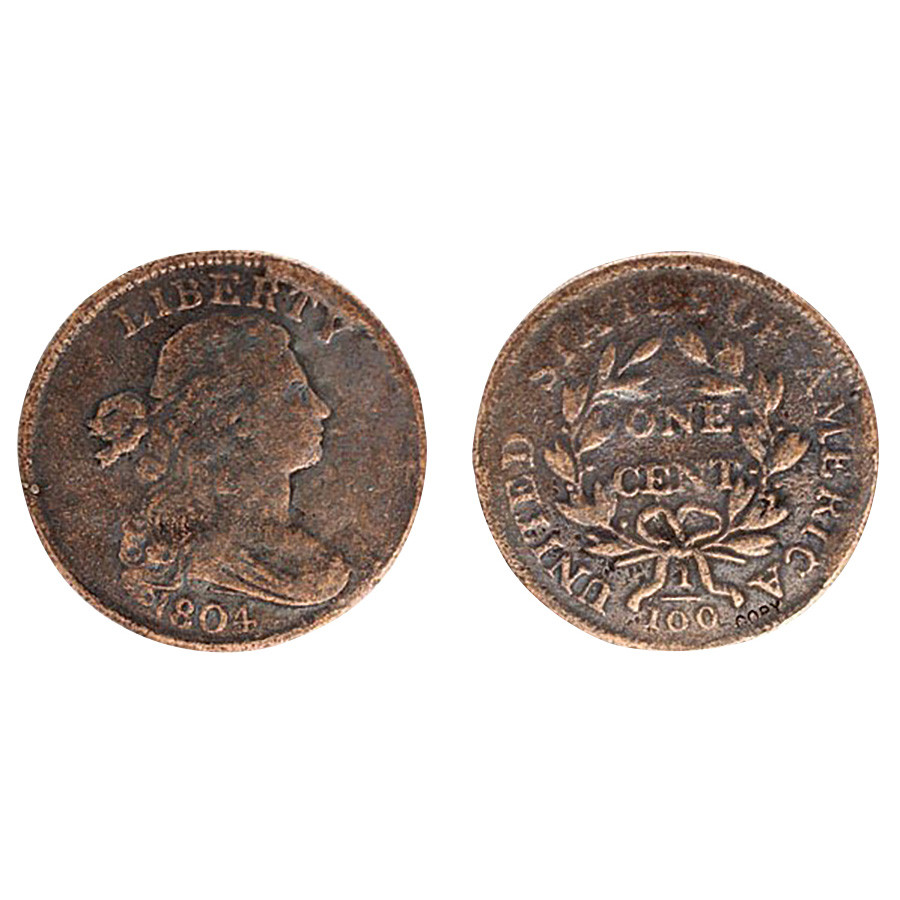 1804 Draped Bust Large Cent Replica Coin Main Image