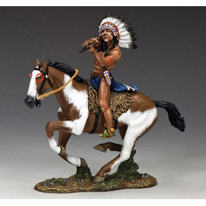 Rain-in-the-Face Lakota Sioux Chief/Horseback 1/30 Figure Main Image
