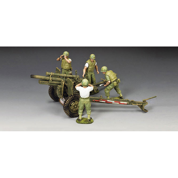 USMC 105mm Howitzer & Crew Set 1/30 Figure Set Main Image