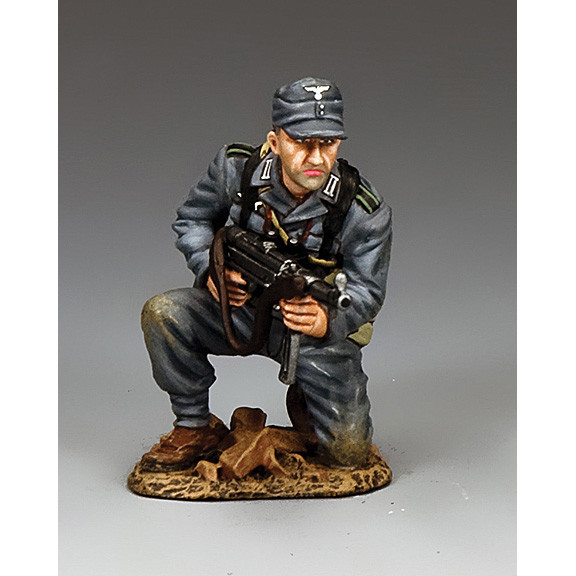 Panzer Grenadier Kneeling with Schmeisser 1/30 Figure Main Image