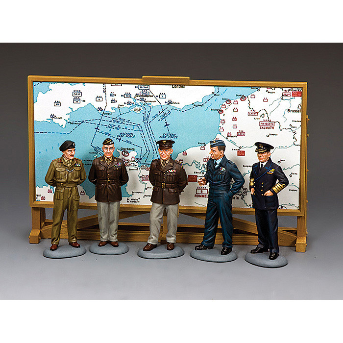 D-Day Commanders 1/30 Figure Set Main Image