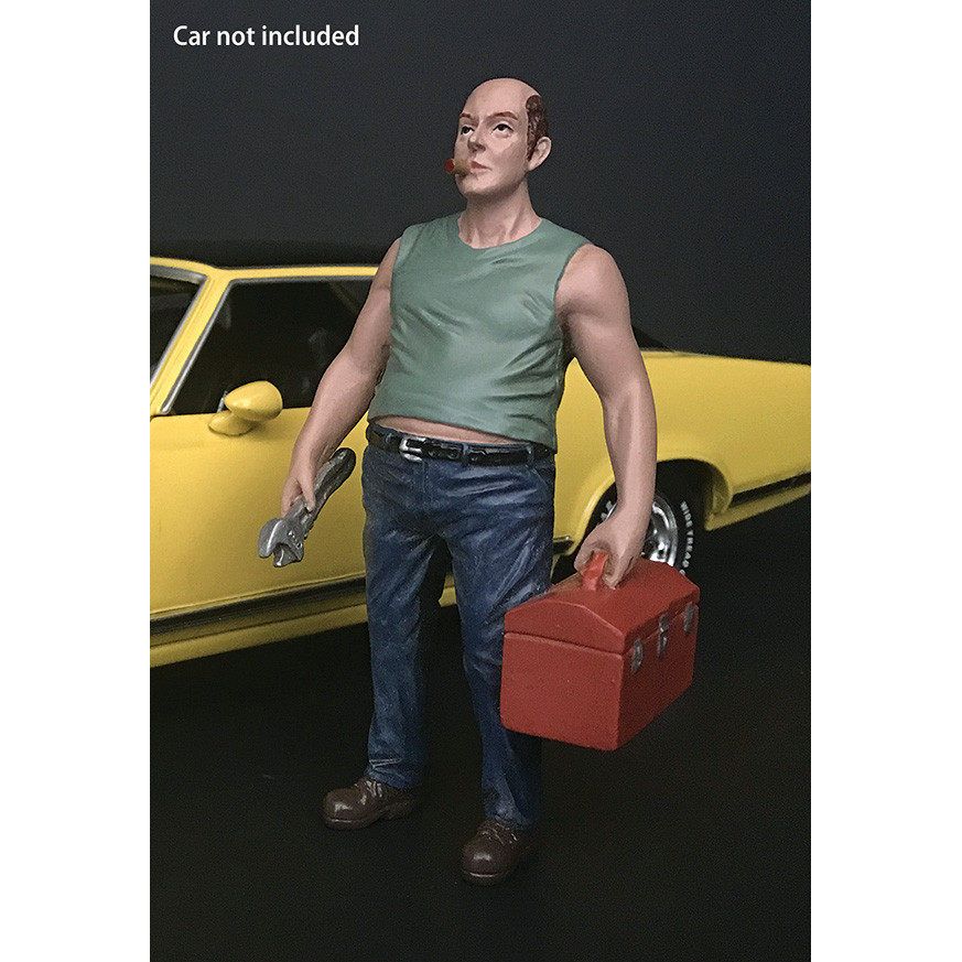 Sam w/ Toolbox 1/18 Mechanic Figure Main Image