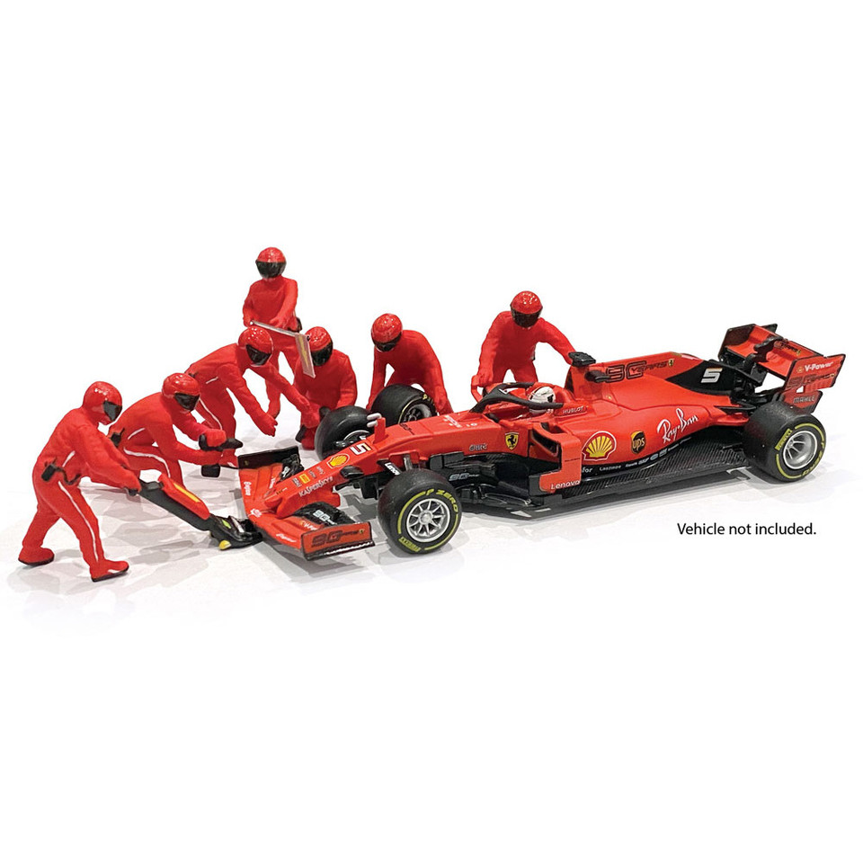 F1 Pit Crew Figures 1/18 Scale Main Image