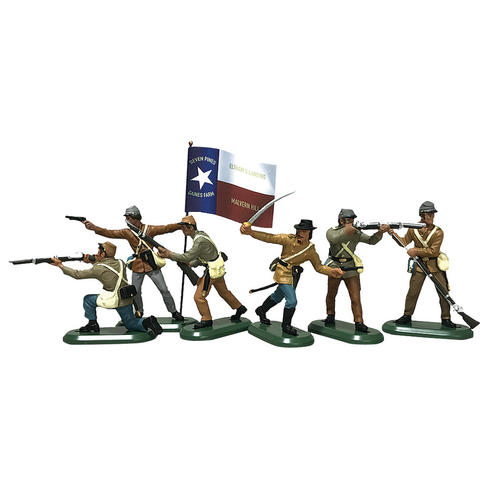Confederate Infantry 1/32 Plastic Figure Set Main Image