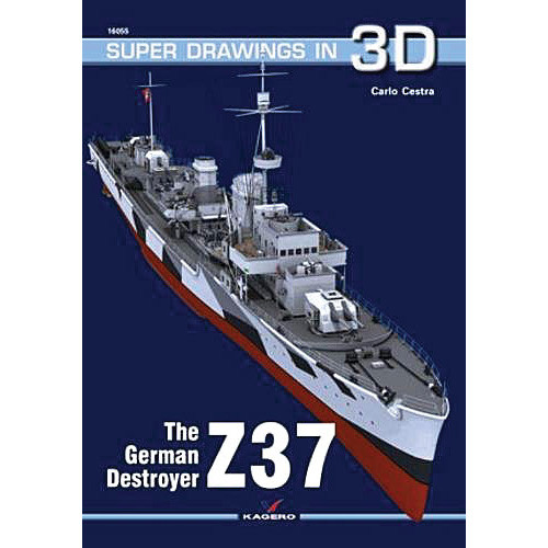 The German Destroyer Z37: Super Drawings in 3D Main Image