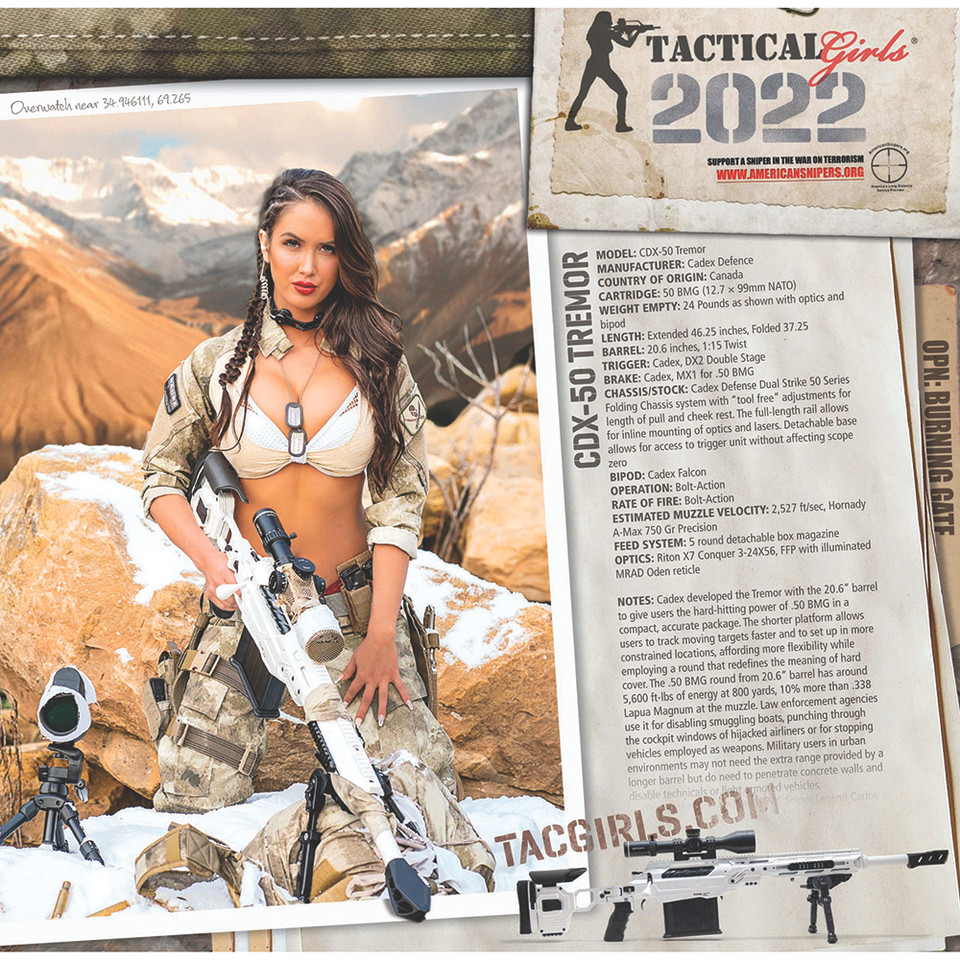 Tactical Girls 2022 Calendar Main Image