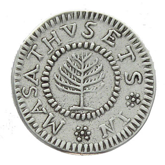 1652 Pine Tree Shilling Replica Coin Main Image