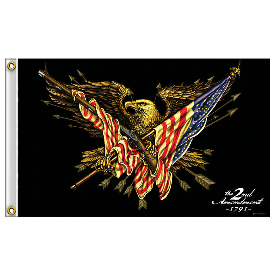 2nd Amendment Eagle Flag Main Image