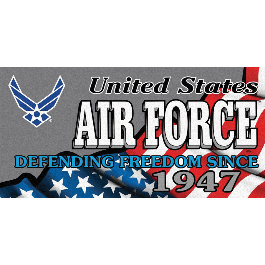 Waving Flag Printed Towel - Air Force Main Image
