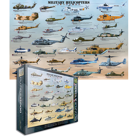 Military Helicopters Jigsaw Puzzle Main Image