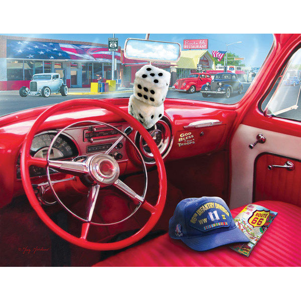 American Car 1000 Piece Jigsaw Puzzle Main Image