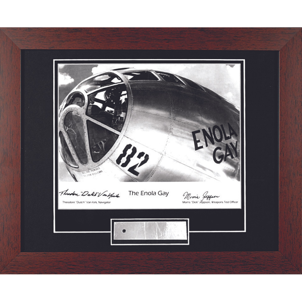 Enola Gay Nose Signed Photograph and Artifact Main Image