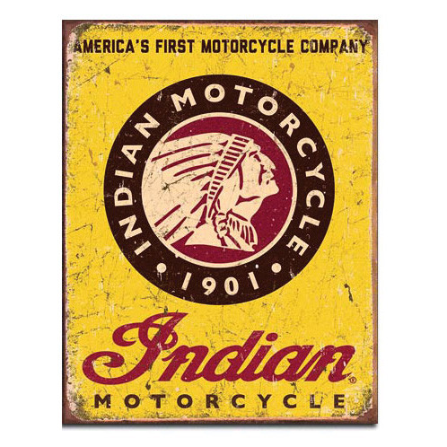 Indian Motorcycle Since 1901 Metal Sign Main Image