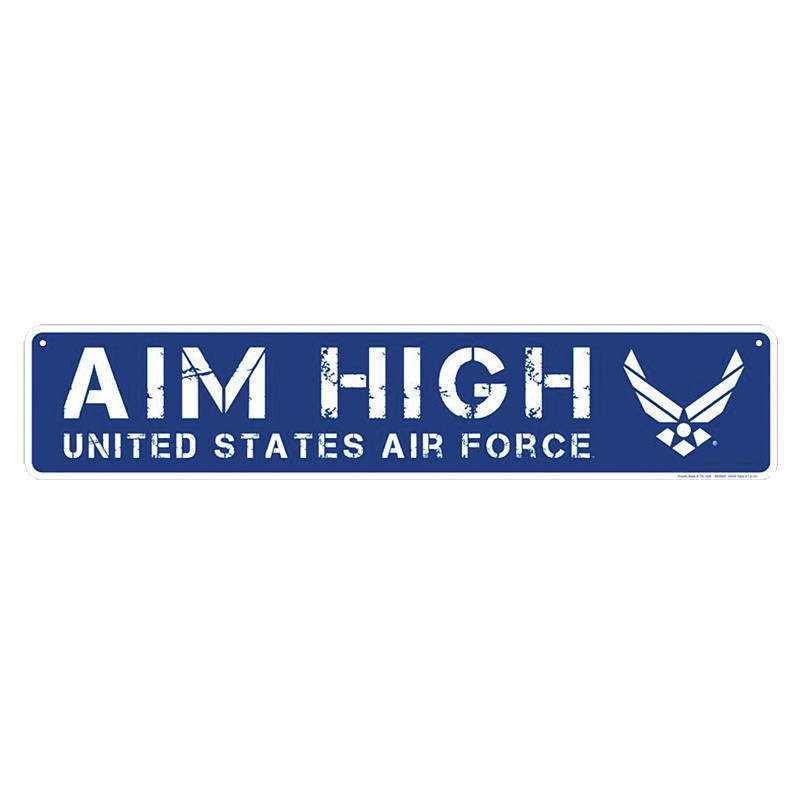 Metal Street Sign - Air Force Main Image