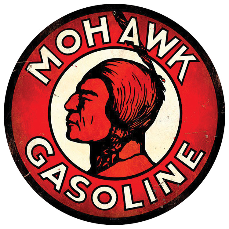 Mohawk Gasoline Metal Sign Main Image