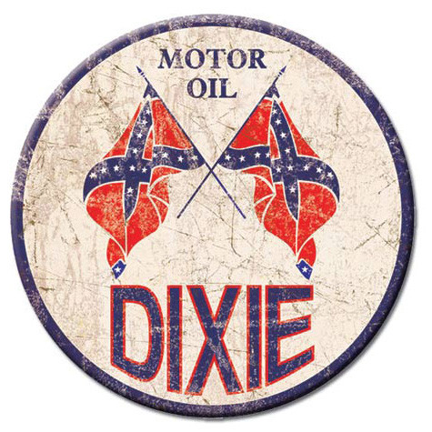 Dixie Motor Oil Metal Sign Main Image