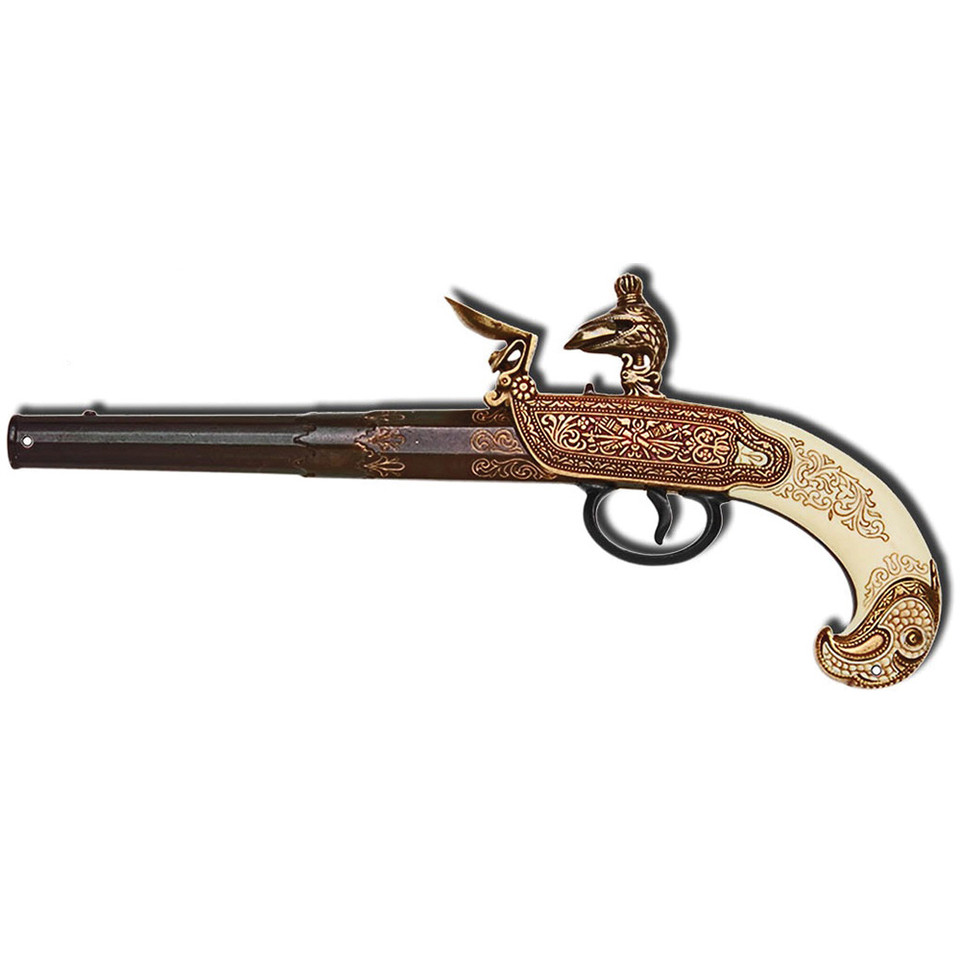 Gun Cutout Metal Sign - Flintlock Main Image