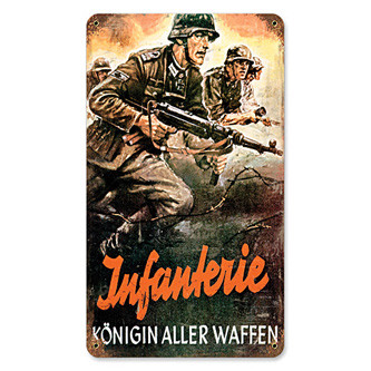 Infantry Metal Sign Main Image