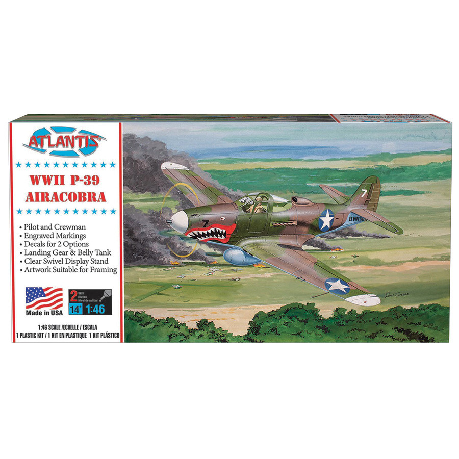 P-39 Airacobra 1/46 Kit with Swivel Stand Main Image