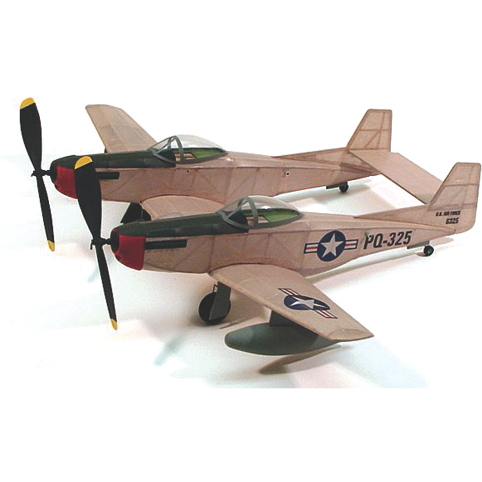 F-82 Twin Mustang 1/35 Dumas Balsa Kit Main Image