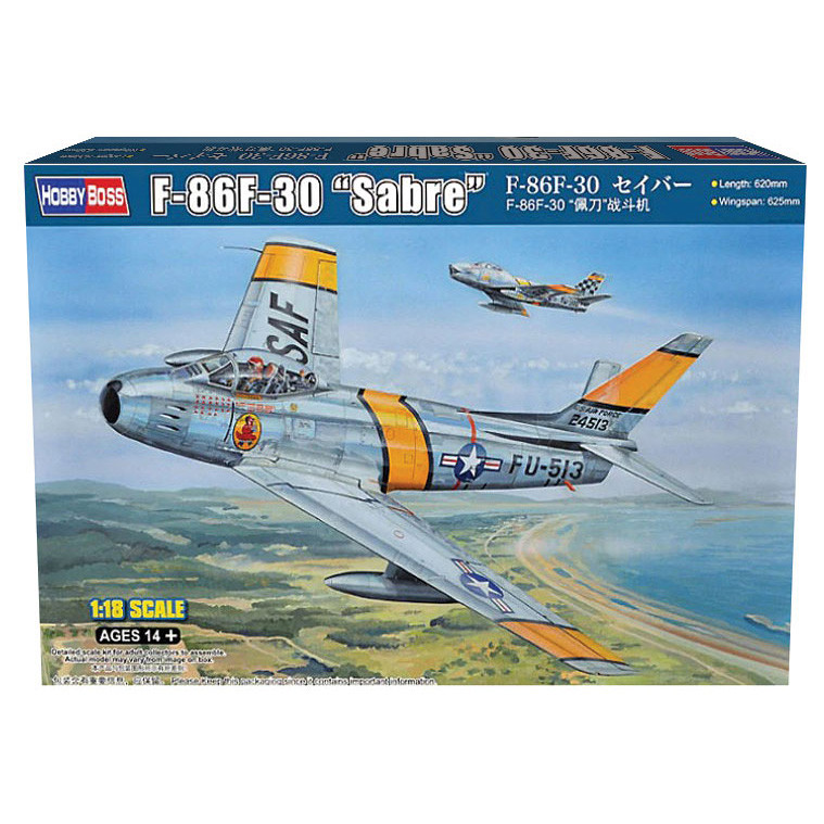 F-86F-30 Sabre 1/18 Kit Main Image