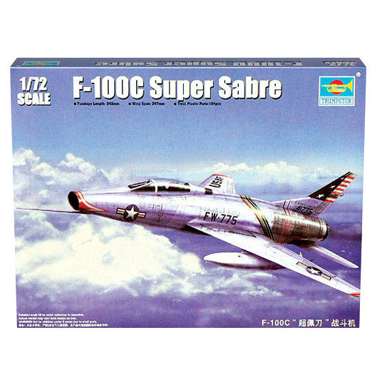 F-100C Super Sabre 1/72 Kit Main Image
