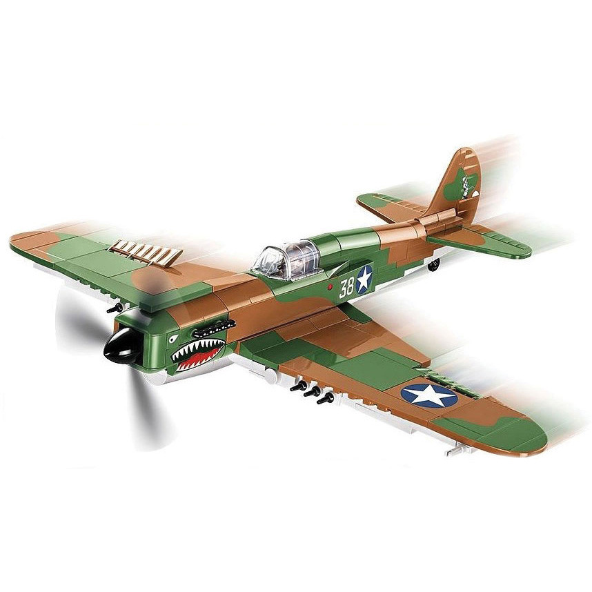 Curtiss P-40E Warhawk Building Block Set Main Image
