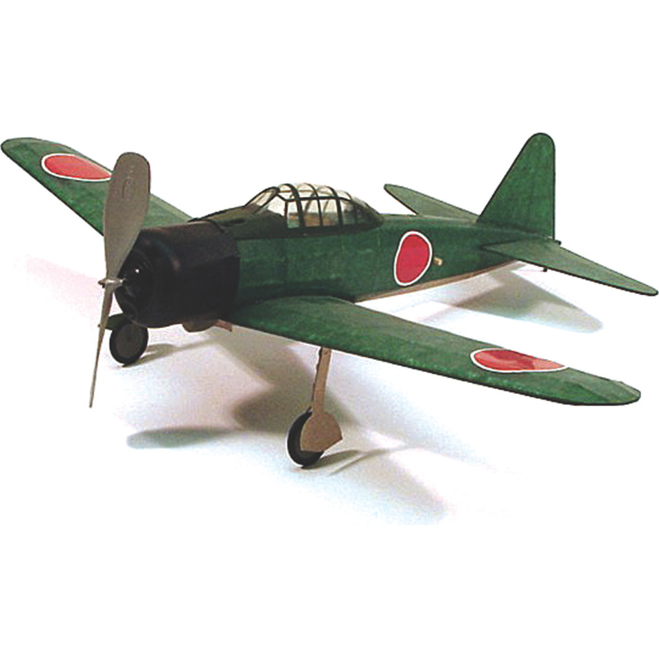 A6M3 Zero 1/24 Dumas Balsa Kit Main Image
