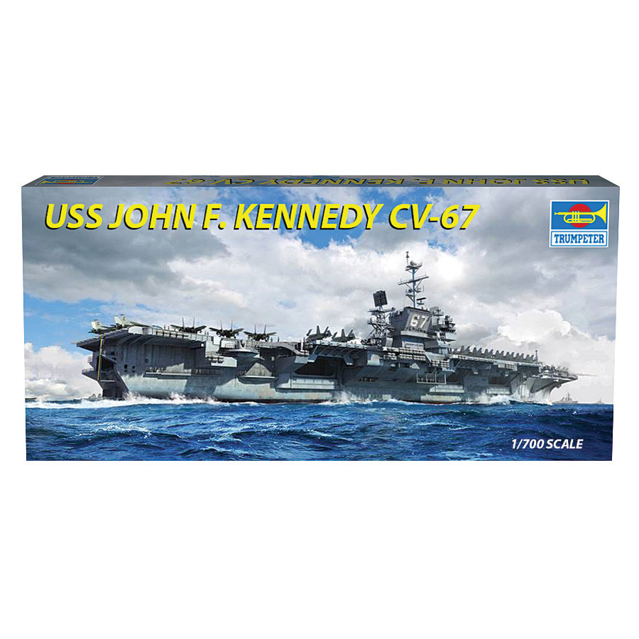 USS John F. Kennedy (CV-67) 1/700 Kit Main Image