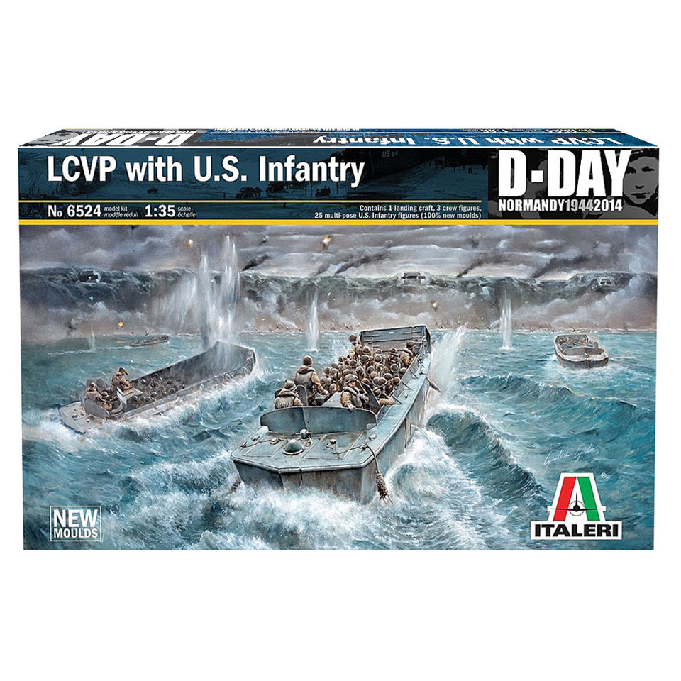LCVP w/ U.S. Infantry 1/35 Kit Main Image