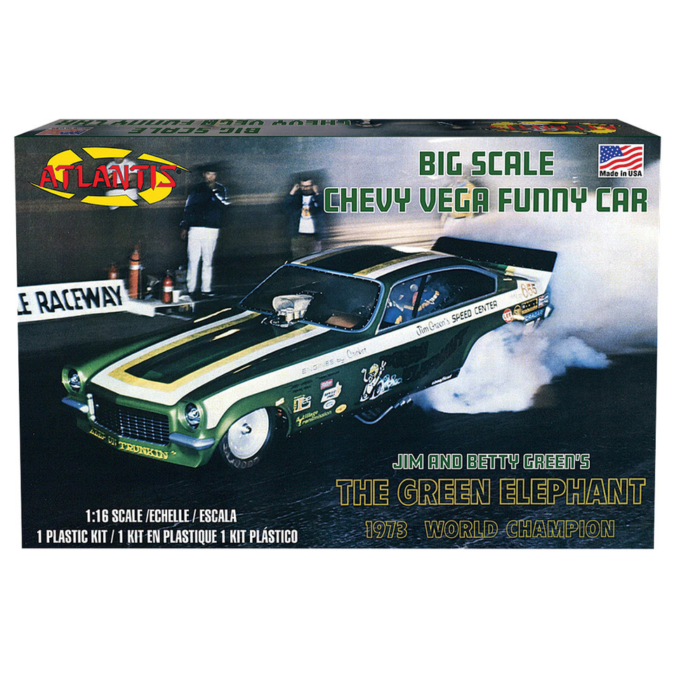 Green Elephant Vega Funny Car 1/25 Kit Main Image