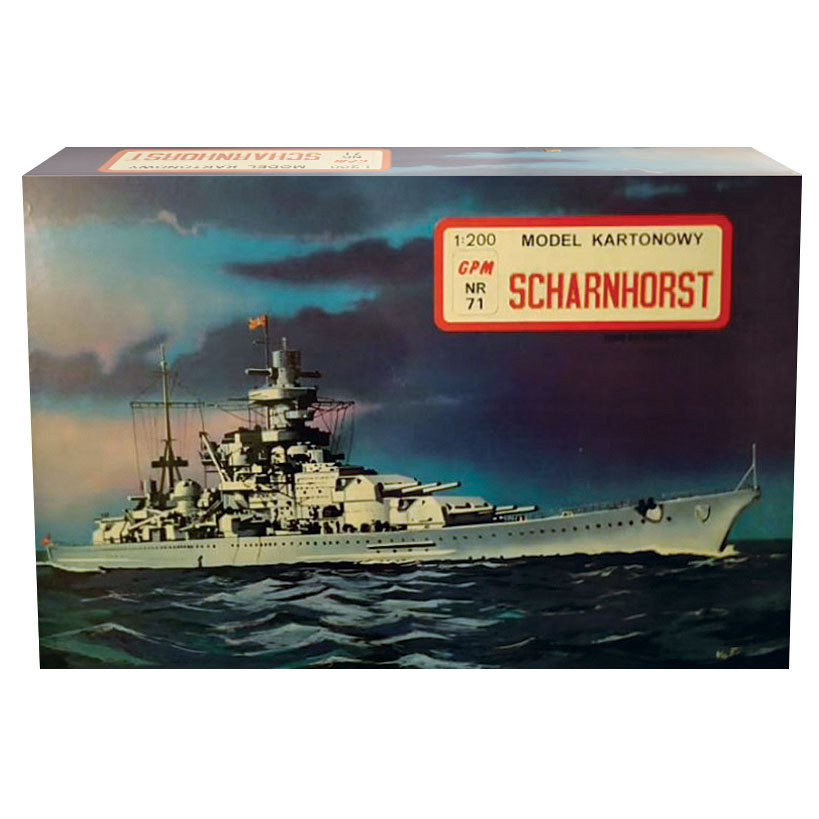 Battleship Scharnhorst 1/200 Kit Main Image