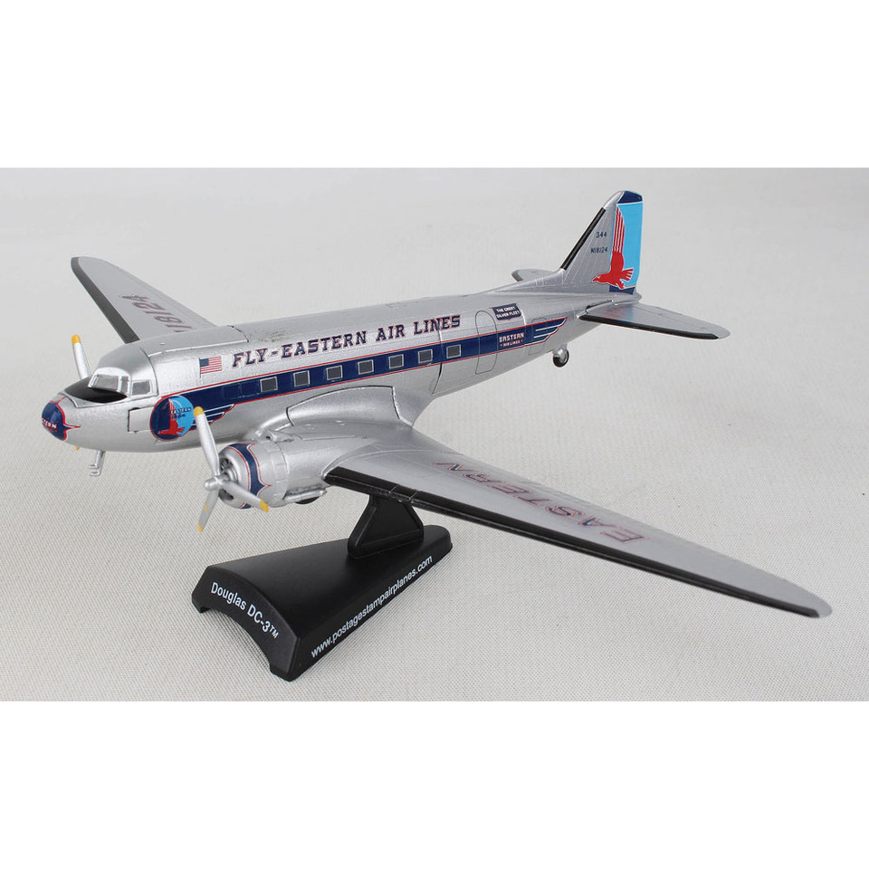DC-3 1/144 Die Cast Model - Eastern Air Lines, N18124 Main Image