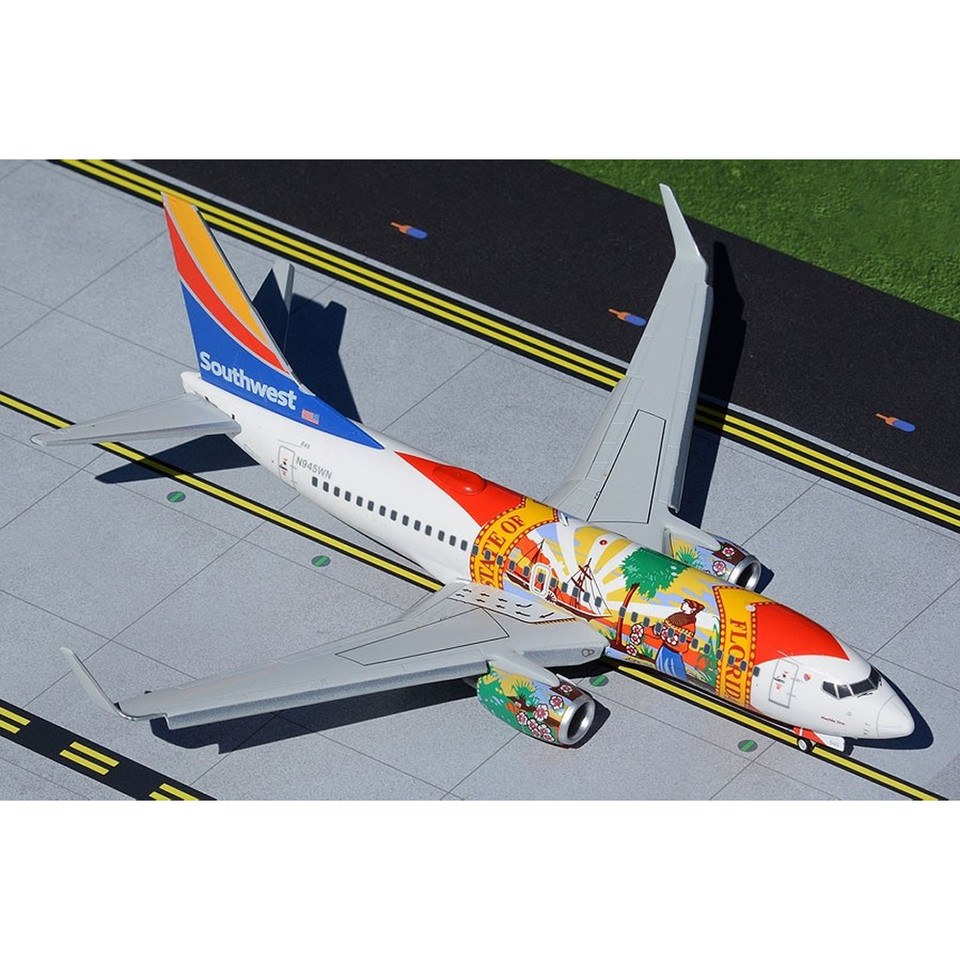 Boeing B737-700 1/200 Die Cast Model - Southwest Airlines Main Image